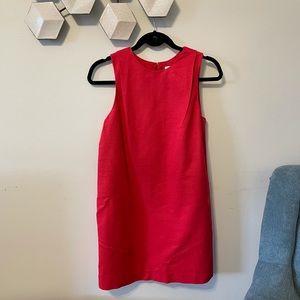 & other stories hot pink/coral shift dress